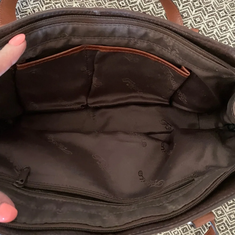 SOLD-Vintage Fossil purse shoulder bag - Picture 4 of 12